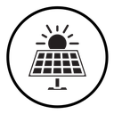 Solar energy icon