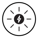 Solar energy icon