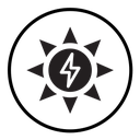 Solar energy icon