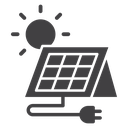 Solar panel 4 icon