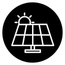 Solar panel icon