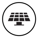 Solar panels icon