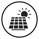 Solar panels icon