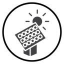 Solar panels icon