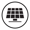 Solar panels icon