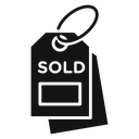 Sold Black Filled icon