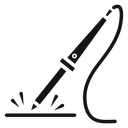 Soldering iron icon