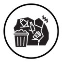 Solid waste icon