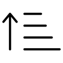 Sort amount up icon