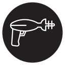 Space gun icon