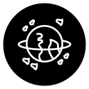Space junk icon