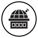 Space observatory icon