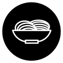 Spaghetti pasta icon