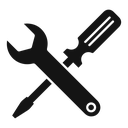 Spanner & screwdriver icon