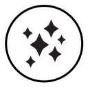 Sparkles shine icon