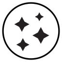 Sparkles shine icon