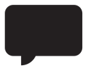 Speech bubble icon
