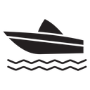 Speed boat icon