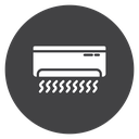 Split Air Conditioner Black Filled icon