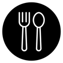 Spoon and fork 2 icon