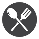 Spoon and fork icon