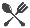 Spoon and fork icon