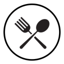 Spoon and fork icon