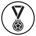 Sports medal icon