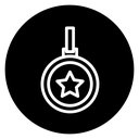 Sports medal icon