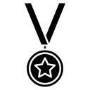 Sports medal icon