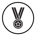 Sports medal icon