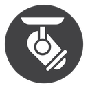 Spotlight Black Filled icon