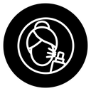 Spray on face icon