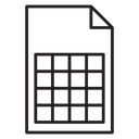 Spreadsheet icon