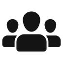 Squad Black Filled icon