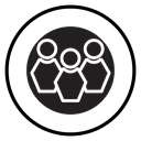 Squad Three People icon