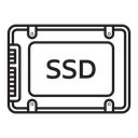 SSD drive icon