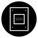 SSD drive icon