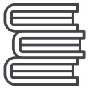 Stack of books icon