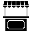 Stall Black Filled icon