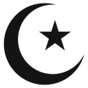 Star and crescent 4 icon