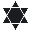 Star of david 3 icon