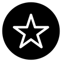 Star Black Filled icon