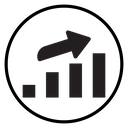 Statistic Up icon