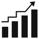Statistic Up icon