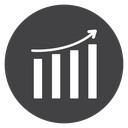 Stats Bar Chart Arrow icon