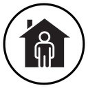 Stay home icon