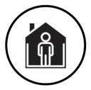 Stay home icon