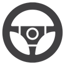 Steering wheel 5 icon