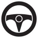 Steering wheel icon